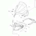 Skandic WT 550F XU Стекло ветровое и консоль