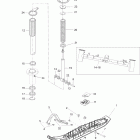 Skandic WT 600 ACE (4-strokes) Передняя подвеска и лыжи
