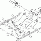 Summit SP 800R E-TEC Задняя подвеска,рычаги