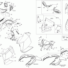 Renegade X 800R ETEC XP 09- hood, windshield and console 800retec