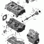 Summit SP 800R E-TEC 01- crankcase and water pump _summit