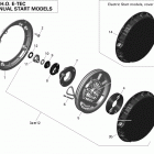 Skandic SWT 600 H.O. E-TEC Ручной стартер