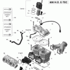 Expedition LE 600HOETEC XU Цилиндр и головка