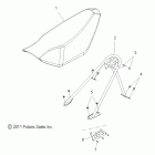 600 SWITCHBACK ES - S12BR6NSL Body, seat mounting