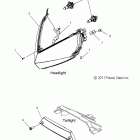 800 SWITCHBACK ASSAULT ALL OPTIONS -S12CL8/CW8 Передние и задние световые приборы