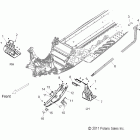 600 RMK 144/ES/INTL/155/ES ALL OPTIONS - S12CK6/CM6 Chassis, clutch guard and footrests (600 / 144 inc...