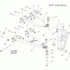 800 RUSH PRO-R ALL OPTIONS- S12BP8/BV8 Рычаги подвески и стойка