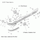 800 RUSH PRO-R ALL OPTIONS- S12BP8/BV8 Рельс подвески