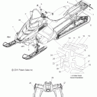 800 SWITCHBACK ASSAULT ALL OPTIONS -S12CL8/CW8 Body, decal, gray snow check