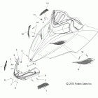 600 IQ SHIFT/ES/INTL - S12PB6HSA/HSL/HEA Body, hood screens and hinge asm.