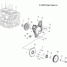 TURBO IQ - S11PP7FSL Engine, drive gear and pulley