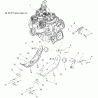 600 IQ LXT - S12PT6HSL/HEL Крепление двигателя