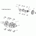 TURBO IQ - S11PP7FSL Engine, crankshaft and balance shaft