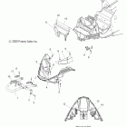 550 IQ LXT/INTL - S12PT5BSL/BEL Body, front bumper, nosepan, foam and foil