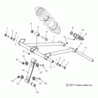 800 PRO RMK 155/163 ALL OPTIONS - S12CG8/CH8 Реактивная штанга передняя