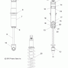 800 PRO RMK 155/163 ALL OPTIONS - S12CG8/CH8 Suspension, shock, rear track (7043603)
