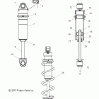 800 RMK ASSAULT 155 ALL OPTIONS - S12CN8/CY8 Suspension, shock, front