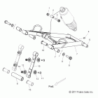 800 RUSH PRO-R ALL OPTIONS- S12BP8/BV8 Реактивная штанга передняя