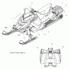 800 SWITCHBACK PRO-R/ES/SC/SP/INTL ALL OPTIONS- S12BS8/BC8 Body, decal, orange
