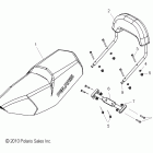550 IQ LXT/INTL - S12PT5BSL/BEL Body, seat and backrest