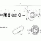 600 SWITCHBACK ADVENTURE-S12BA6NSL Вариатор ведомый