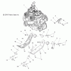 600 IQ SHIFT/ES/INTL - S12PB6HSA/HSL/HEA Крепление двигателя