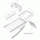 550 IQ LXT/INTL - S12PT5BSL/BEL Body, rear bumper, snowflap, and taillight housing