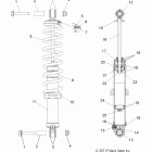 600 RUSH/ES - S12BF6NSA/NSL Suspension, shock, rear (7043721)
