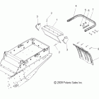 600 IQ LXT - S12PT6HSL/HEL Body, rear bumper, hitch, and snow flap