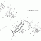 800 RUSH PRO-R ALL OPTIONS- S12BP8/BV8 Защита вариатора и подножки