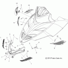 TURBO IQ - S11PP7FSL Body, hood screens and hinge asm.