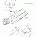 550 TOURING/INTL - S11PT5BSL/BEL Chassis, footrests and clutch guard