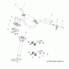 800 SWITCHBACK ASSAULT/INTL - S11CW8GSA/GSB/GST/GEA Steering, upper and handlebar