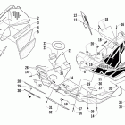 Sno Pro 500 Обтекатель и передний бампер