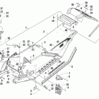 Sno Pro 500 Задний бампер и брызговик