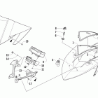 XF 800 LXR Ветровое стекло и панель инструментов
