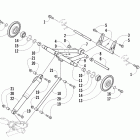 XF 800 SP HC Задняя подвеска , задний рычаг