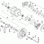 F 1100 SP LTD Вал приводной трака и тормоза