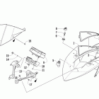 XF 800 Sno Pro Ветровое стекло и панель инструментов