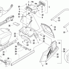 TZ1 LXR Задний бампер, багажник, брызговик и задний фонарь...
