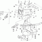 F 1100 SP LTD Передний бампер и рама