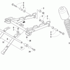 Sno Pro 500 Задняя подвеска , амортизатор