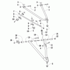 XF 800 SP HC Рычаги подвески и стабилизатор