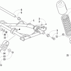 XF 800 SP HC Задняя подвеска , амортизатор