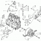 PANTERA 800 Опора двигателя и вариатор