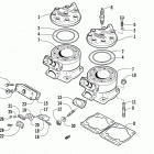 ZR 440 SNO-PRO Цилиндр и головка