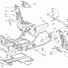 PANTERA 580 EFI Передняя рама и подножки