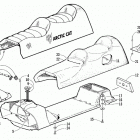 PANTHER 550 Топливный бак и сиденье