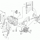 JAG 440 DLX Опора двигателя и вариатор