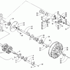 Jag 340 DLX Вал приводной трака и тормоза